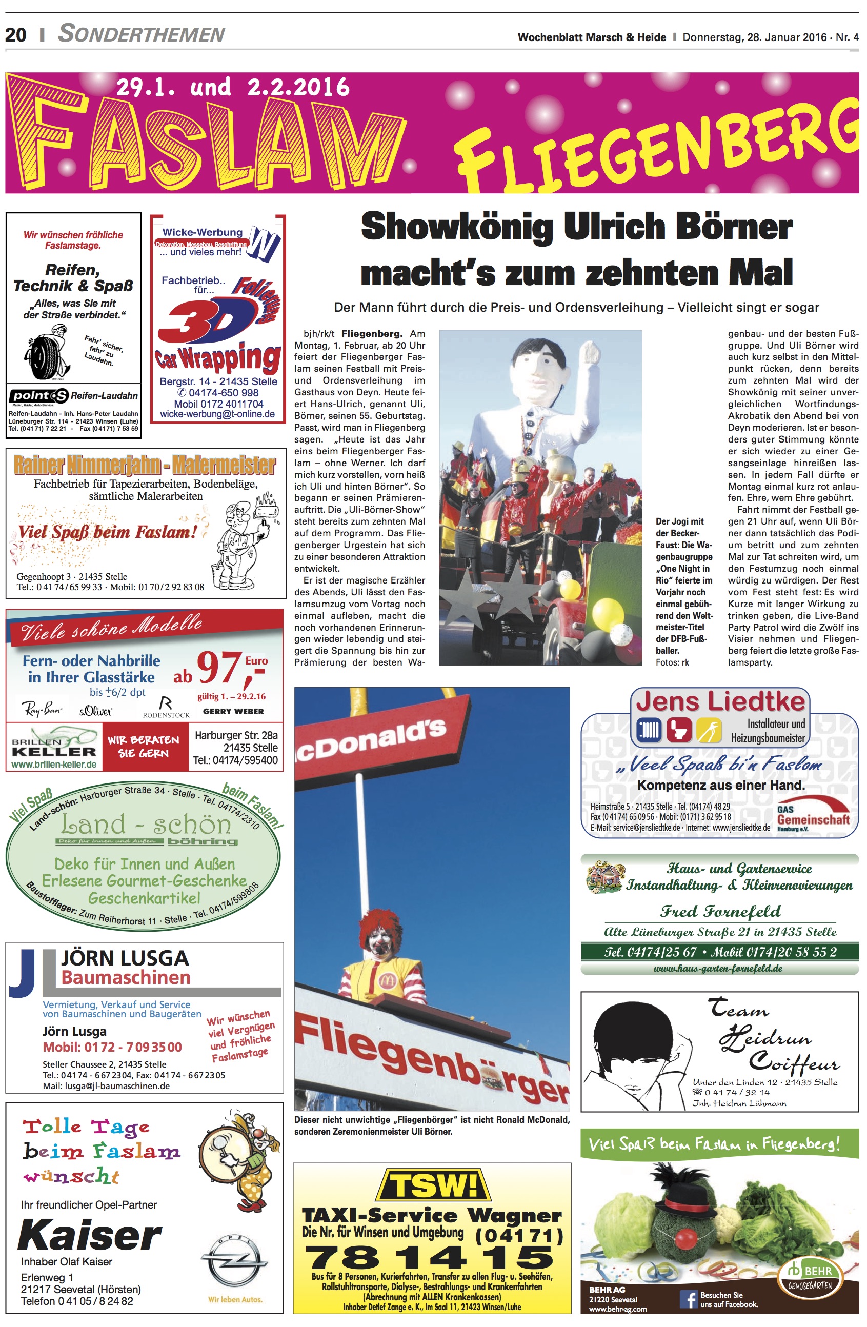 Wochenblatt Marsch & Heide - 28.01.2016